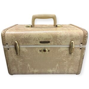 Samsonite Vintage 50s Train Hard Carry Case 4512 *No Key*